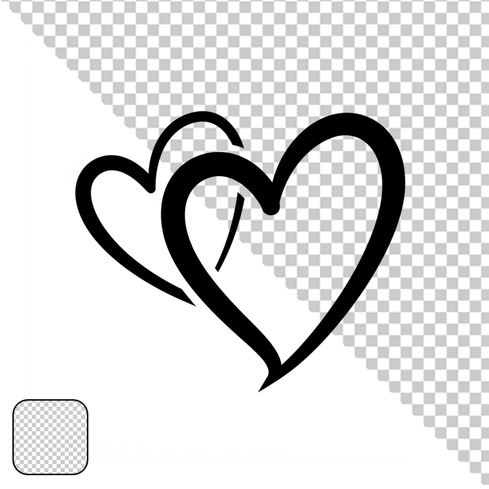 Black Screen Overlay Element With Transparent Background