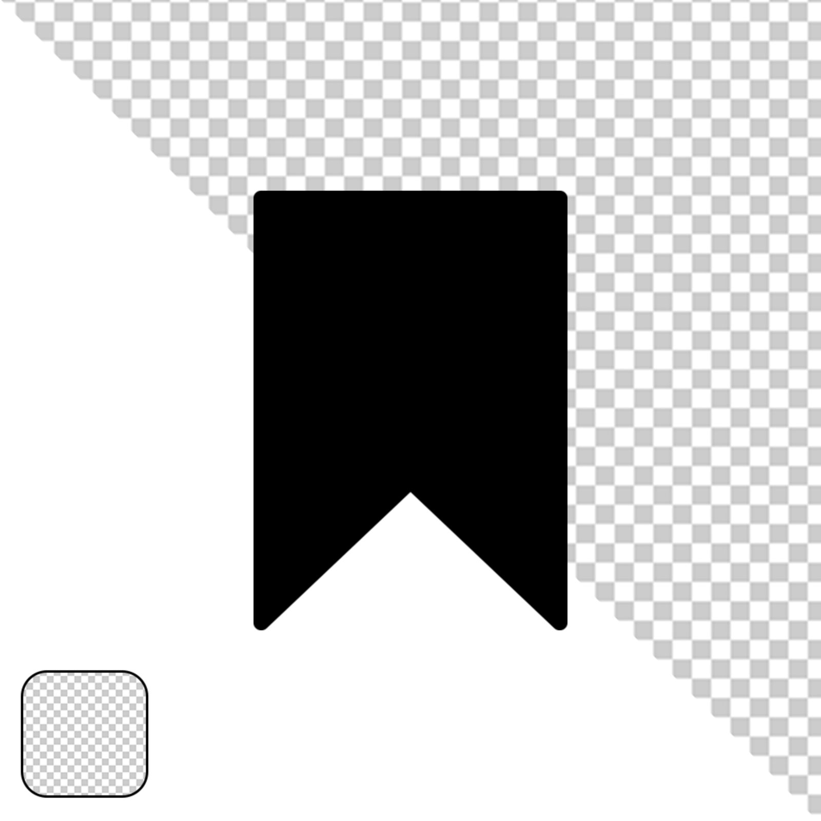 Black Square Shape Isolated On Transparent Background For Design