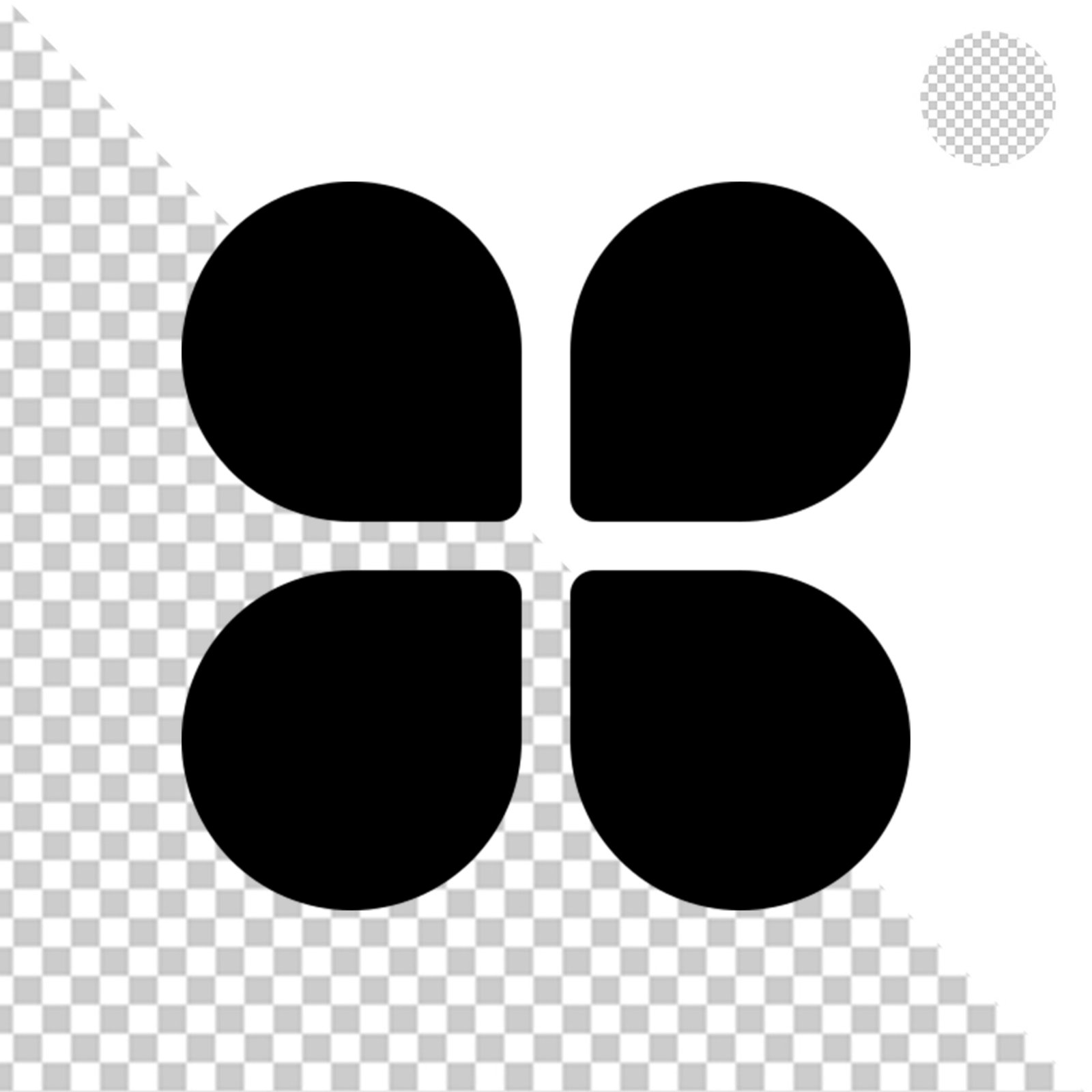 Black Square Shape Isolated With Transparent Background PNG