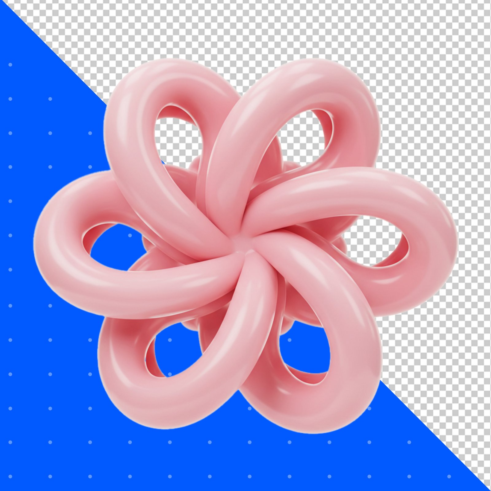 Pink Fluffy Spiral Shape With Soft Texture PNG Transparent Background 949033