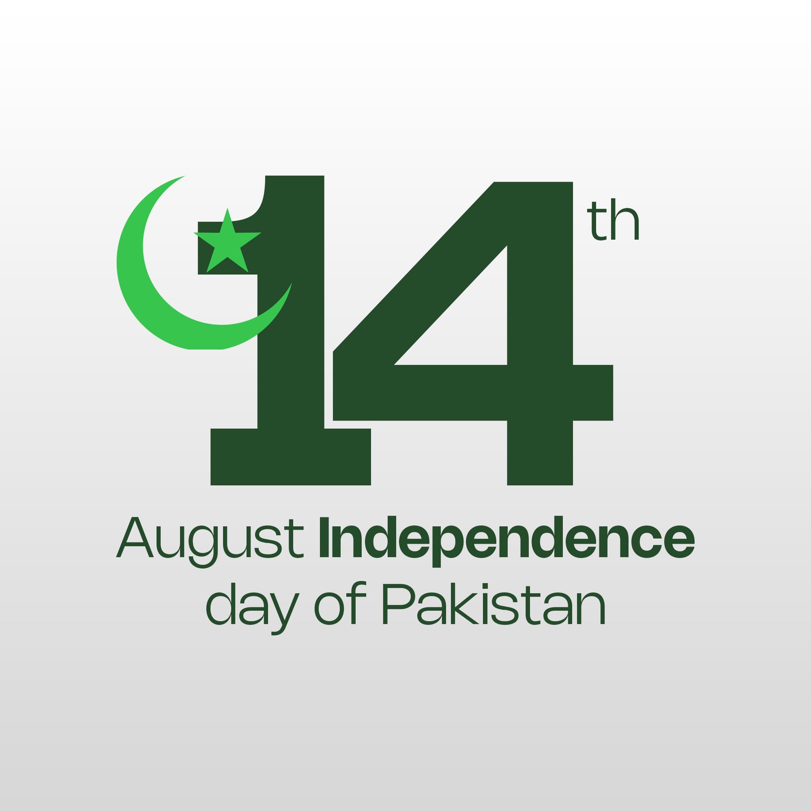 Promotional Post For 14th August Pakistan Independence Day PSD Design