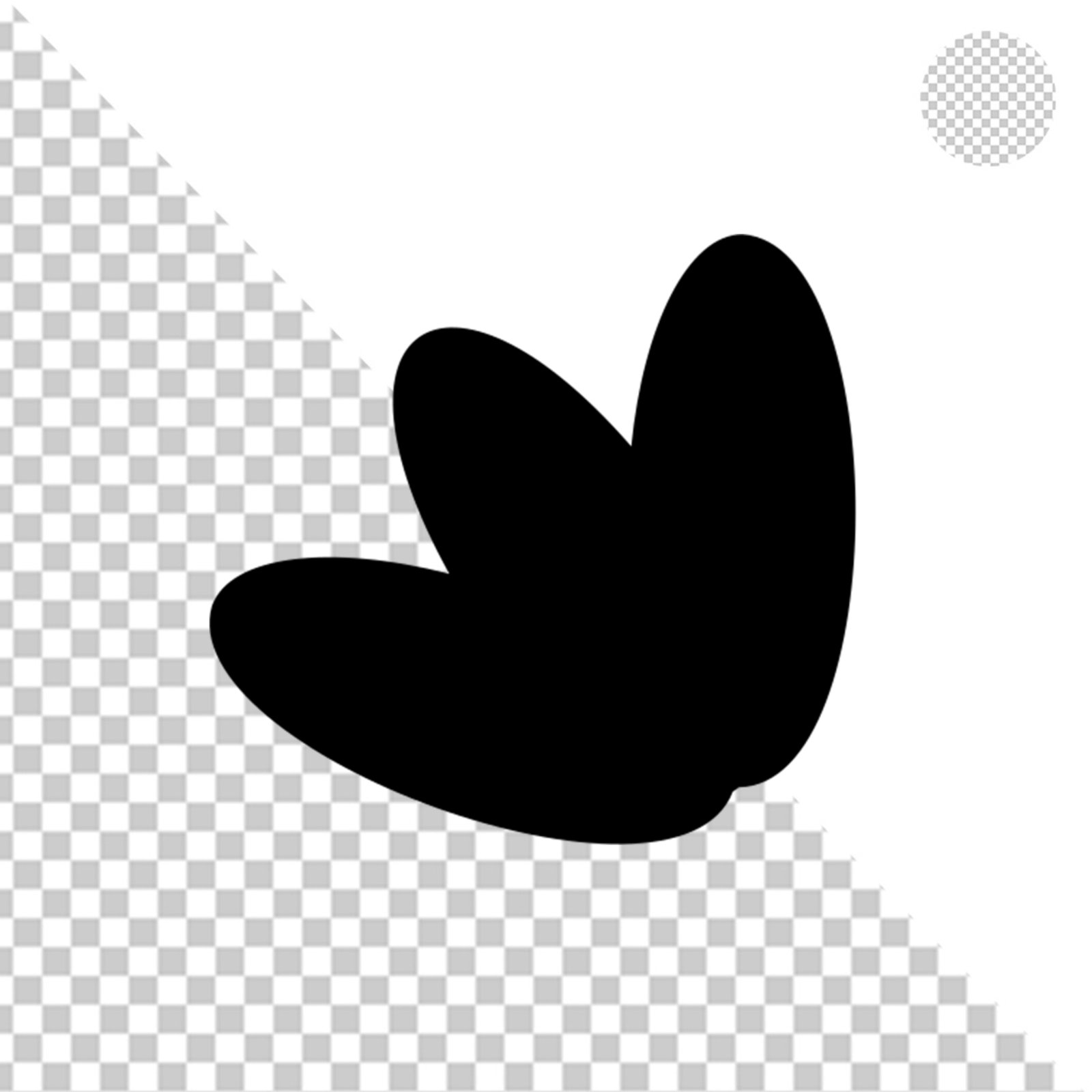 Solid Black Rectangle Cutout With Transparent Background 964421