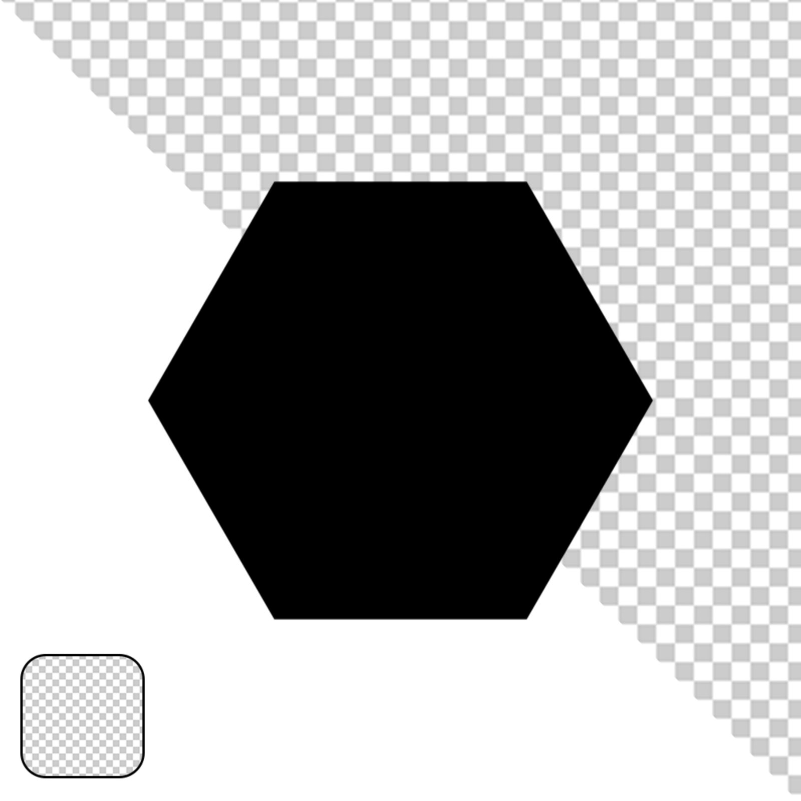 Solid Black Rectangle Design Element With Transparent Background