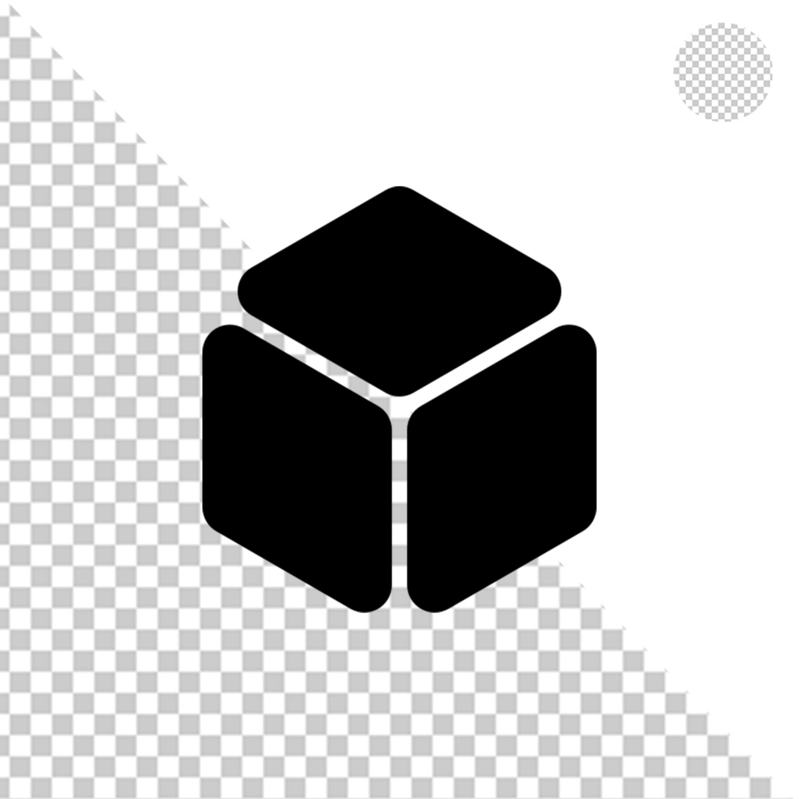 Solid Black Square Geometric Shape Transparent PNG Design Element 696798