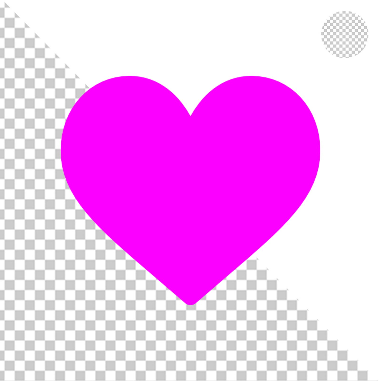 Vibrant Magenta Square Shape With Transparent Background For Design
