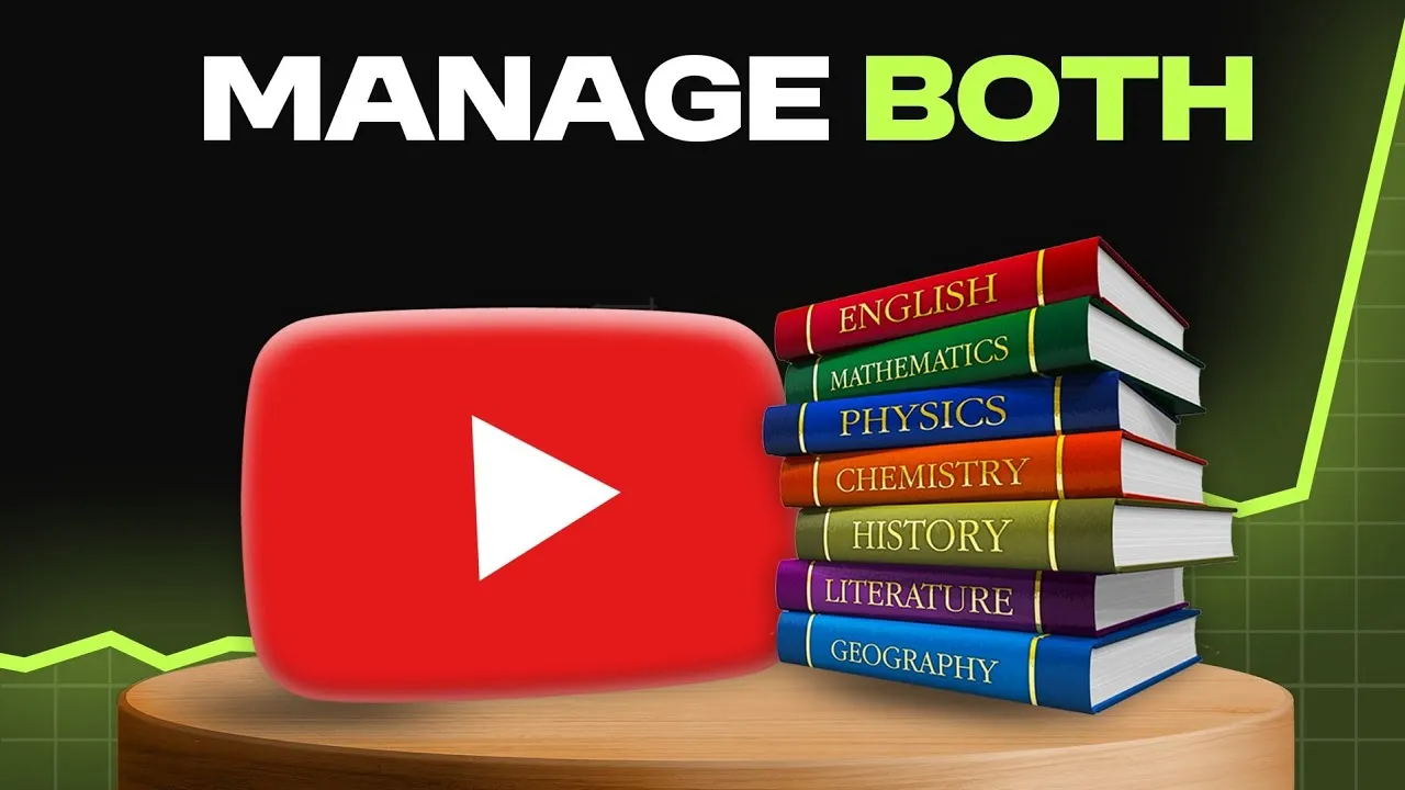 Struggling to Manage YouTube with Studies? WATCH THIS!