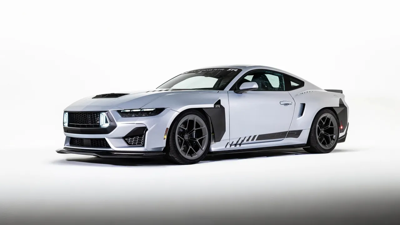 Ford Mustang RTR, 2026, 5K, Ford Mustang, White background