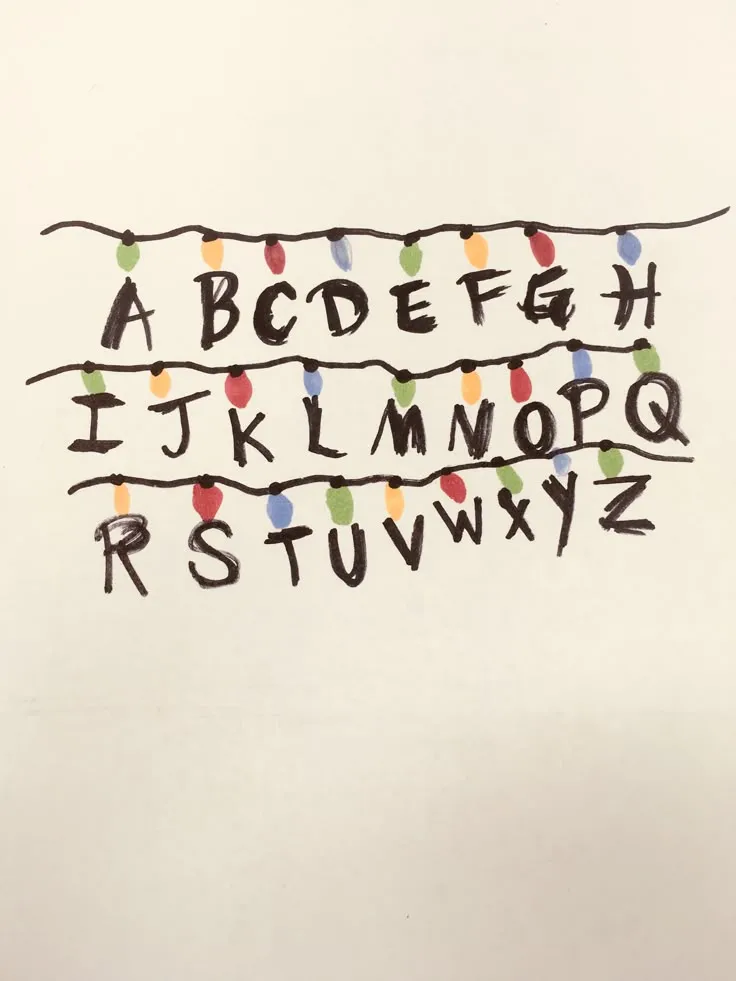 Stranger things drawing I did in my art class