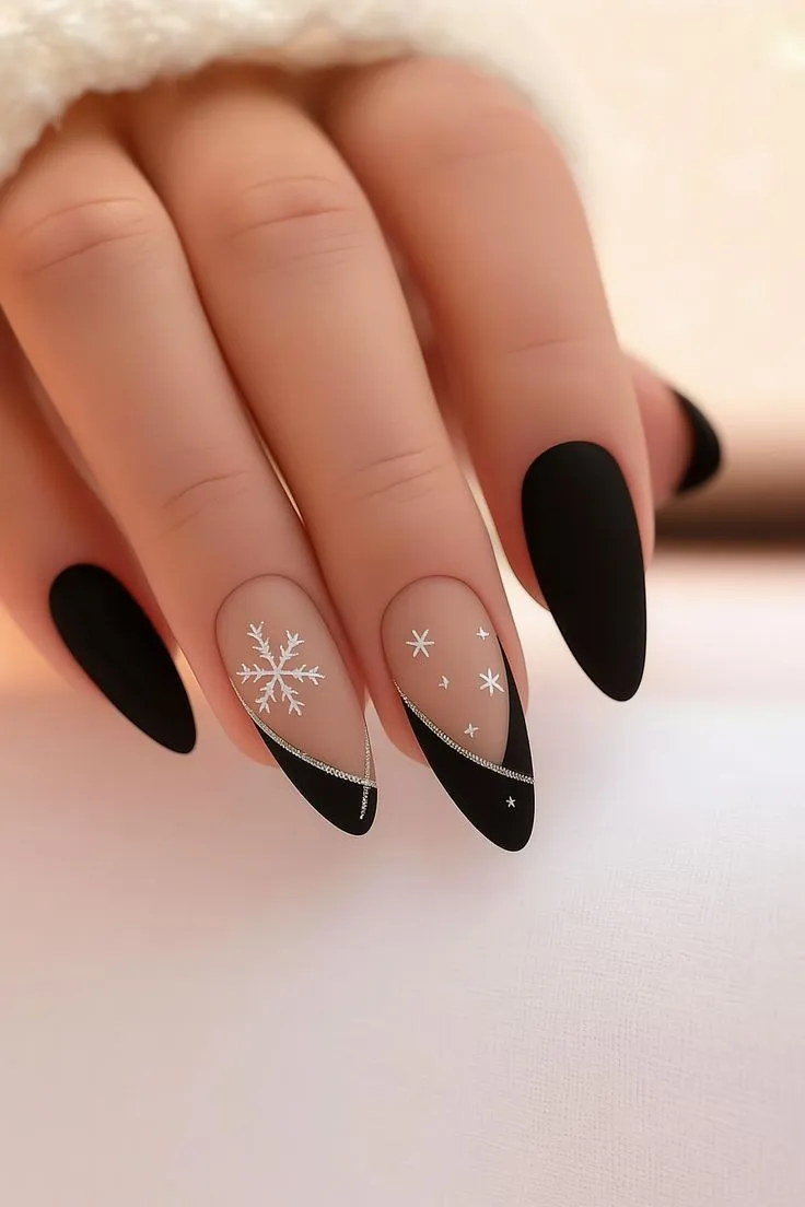 32 Trendy Winter Matte Nails Inspiration