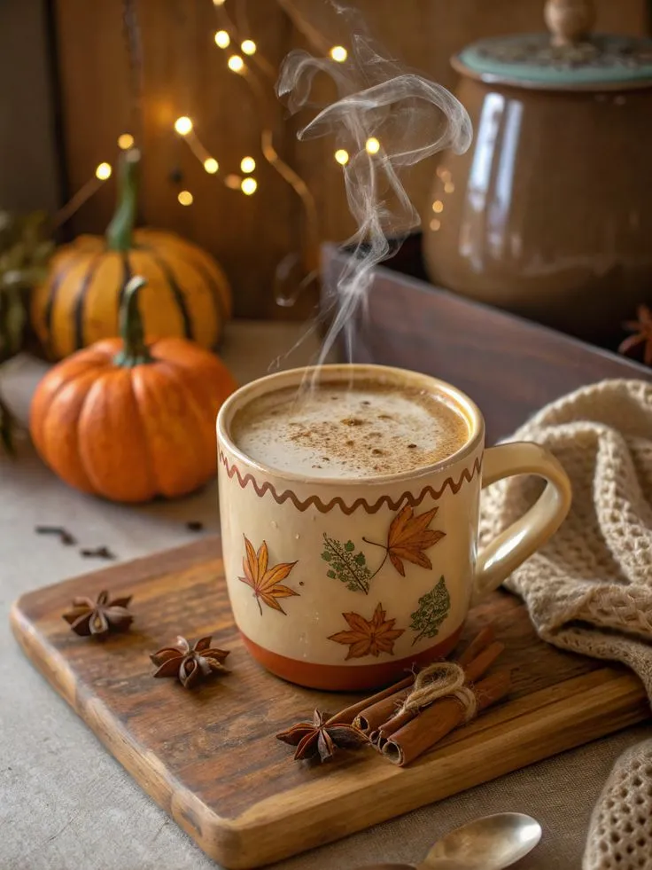Pumpkin spice chai latte