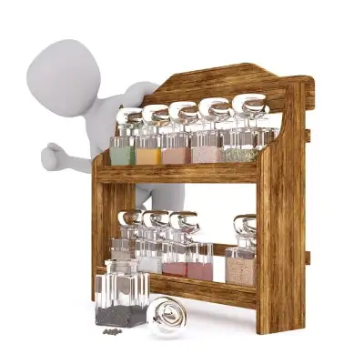 Free Spices Spice Rack illustration and picture