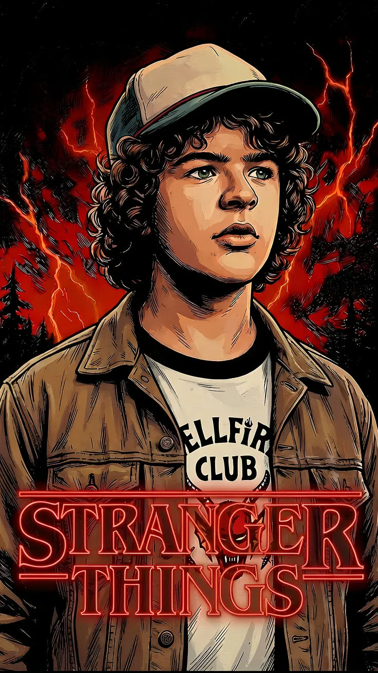Dustin – Stranger Things Fan Art 4K