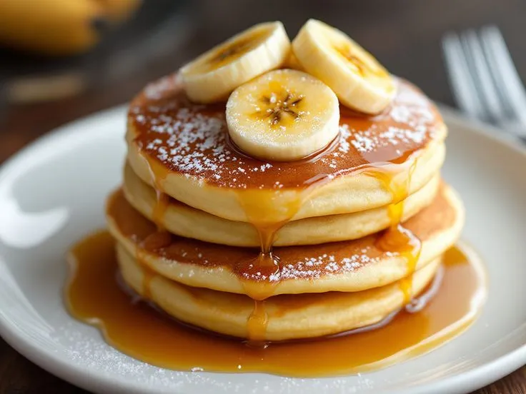 15-Minute Banana PancakesFluffy banana pancakes made with simple ingredients—perfect for breakfast! 🥞🍌Ingredients:1 ripe banana (mashed)1 cup flour1 cup milk1 egg1 tsp baking powderQuick Steps:Mix all ingredients into a smooth batter.Cook pancakes on a ho