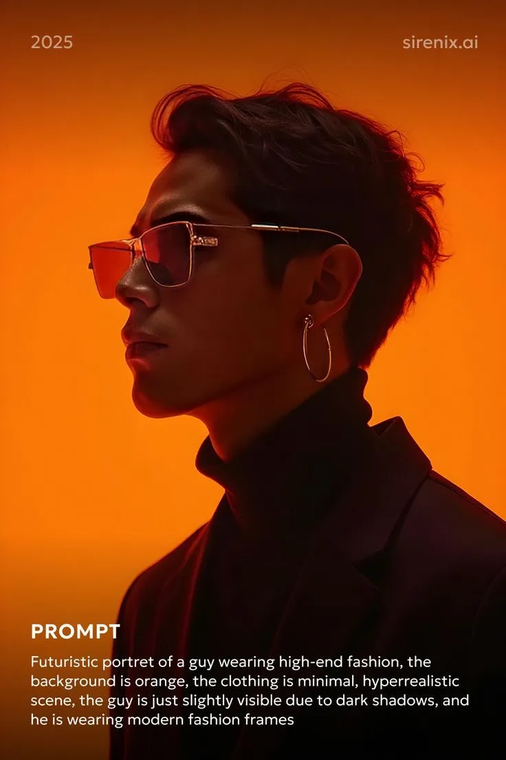 FUTURISTIC BOLD FASHION PORTRAIT