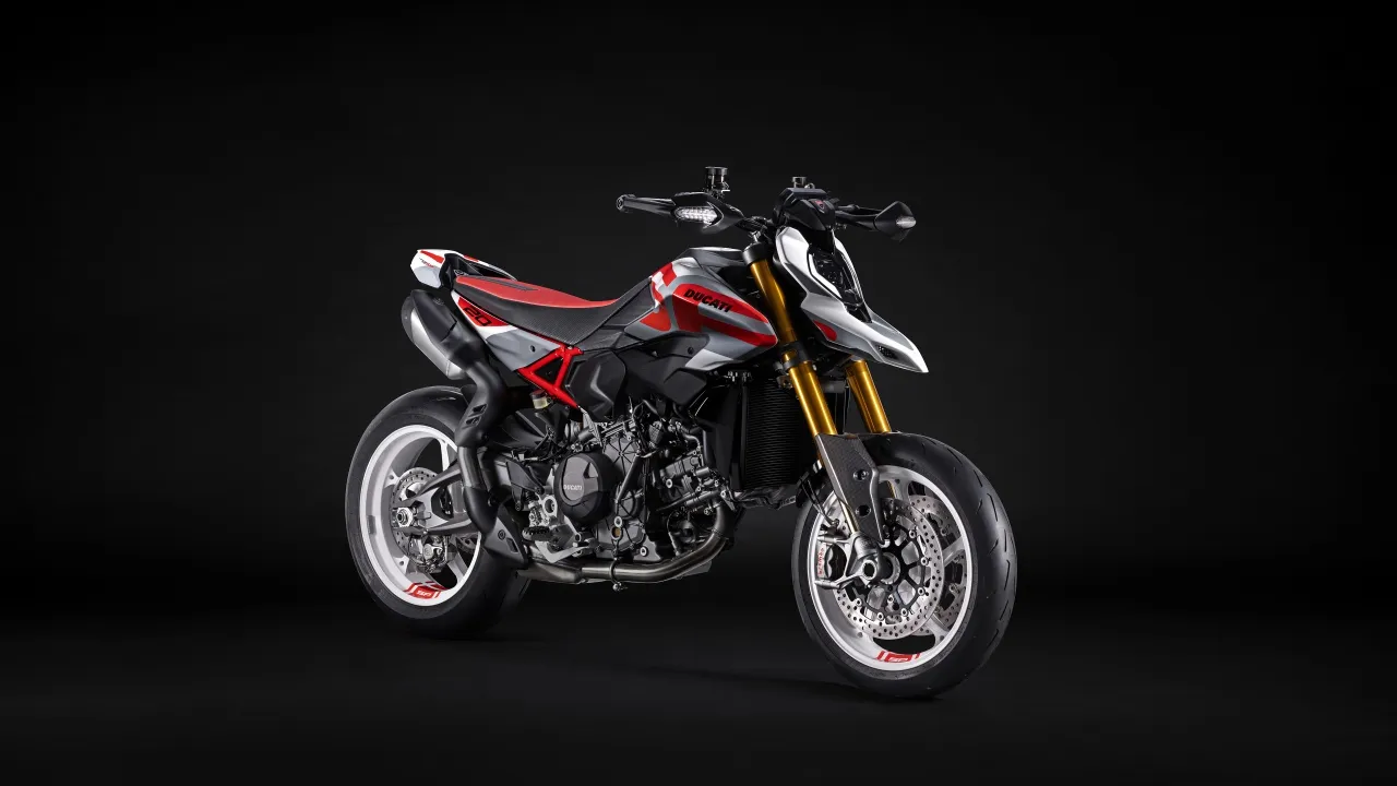 Ducati Hypermotard V2, 2026, Dark background, 5K