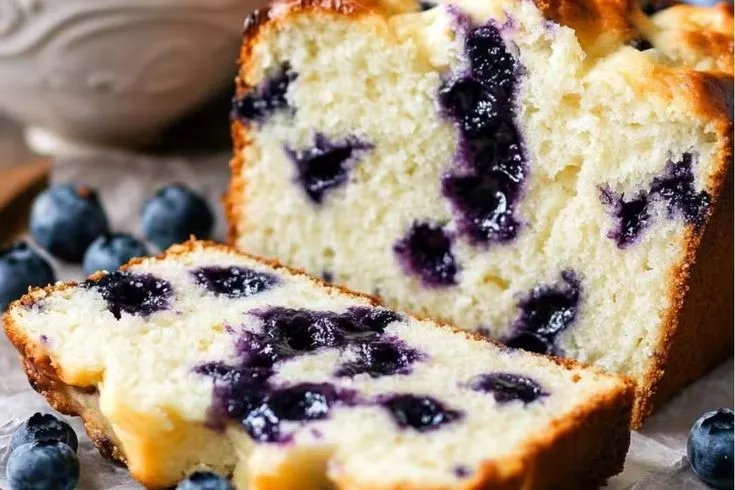 Fluffy Blueberry Cream Cheese Loaf: A Sweet, Creamy Indulgence | JustWorthi