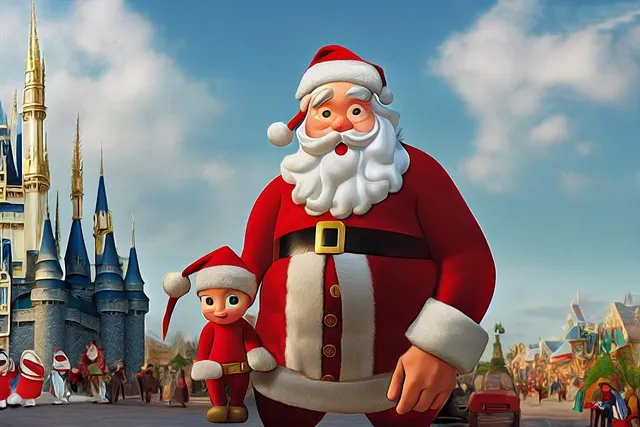 Free Santa Claus Christmas illustration and picture