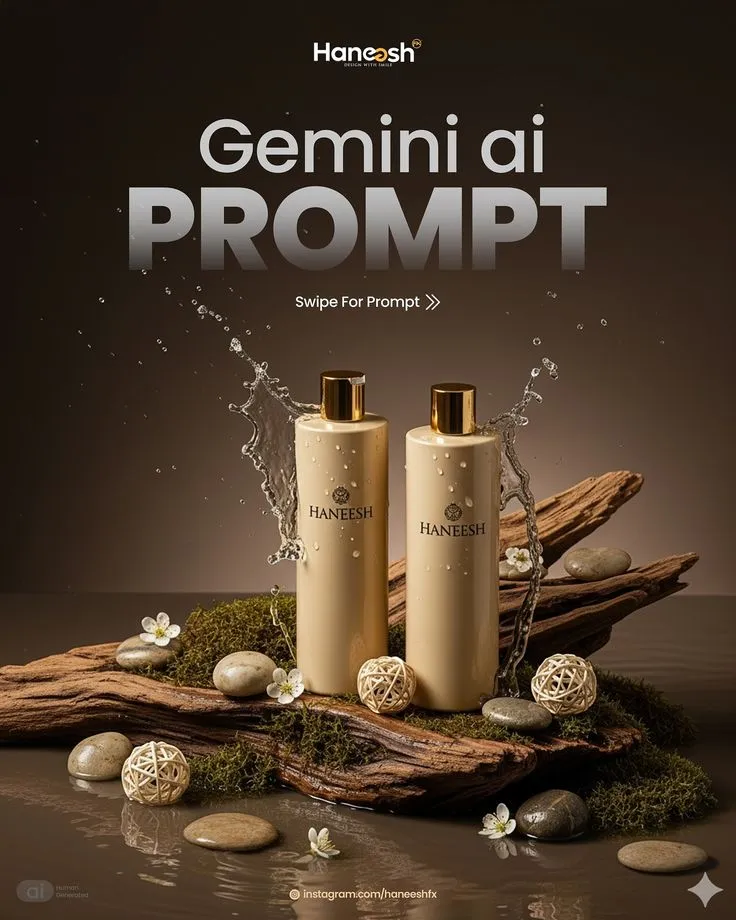Gemini ai Prompt ✨#geminiai #chatgpt #chatgptprompts #prompt #haneeshfx #bottle #ai
