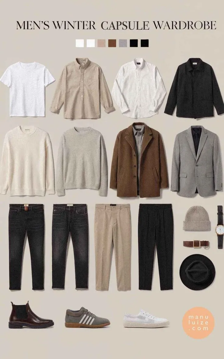 How To Build a Winter Capsule Wardrobe For Men