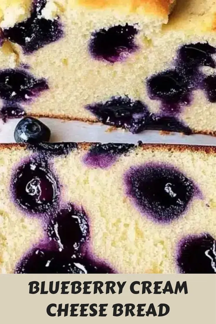 Amazing Ultimate Blueberry Cream Cheese Bread Recipe