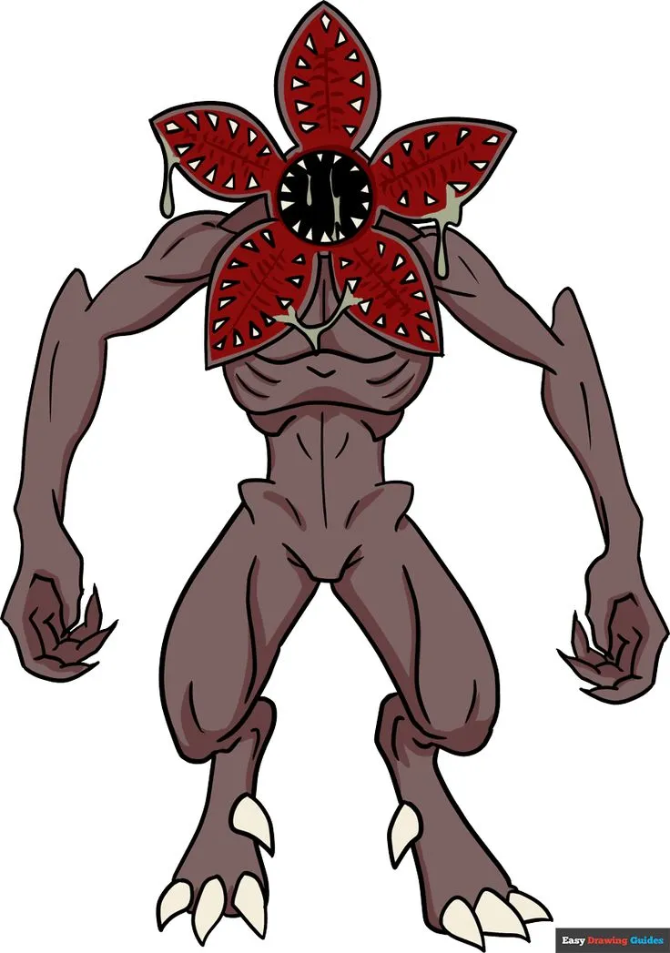 How to Draw the Demogorgon from Stranger Things