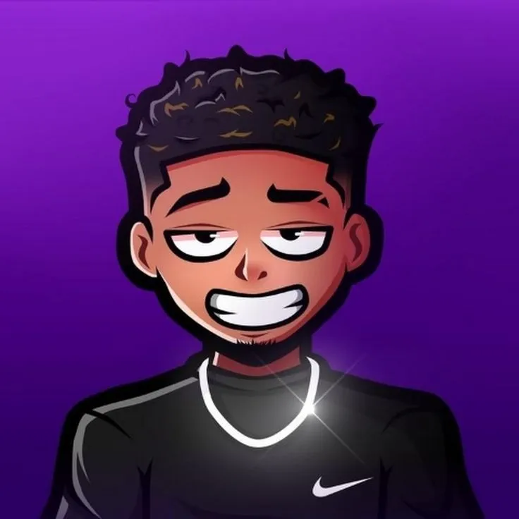 a man with his eyes closed wearing a black shirt