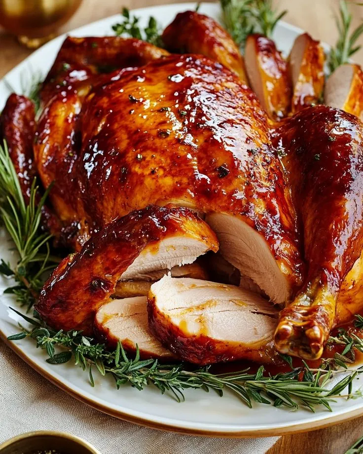 Maple Butter Glazed Turkey