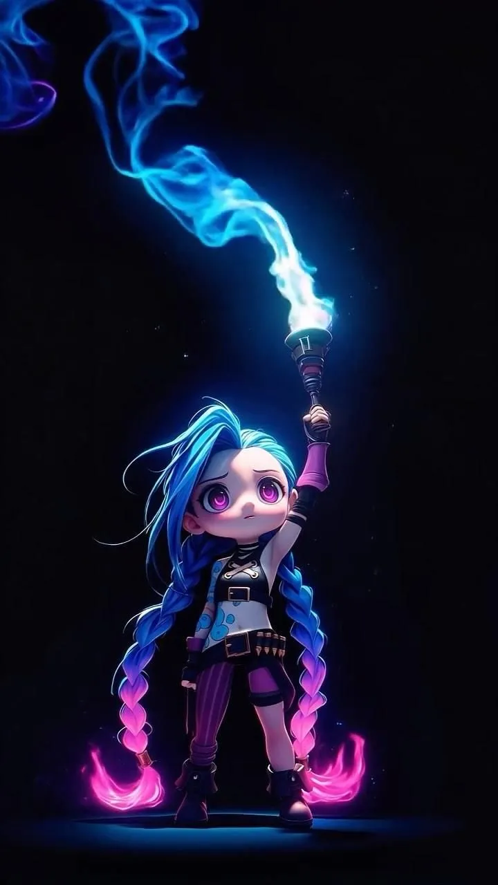 🔥💜Jinx Torch💜🔥live Wallpaper 👉 Why buy my creations? 👈 📱 What you see here: ❌ 720p resolution: just a preview of my work. ❌ With watermark: to protect my designs. 💻 What you get when you buy: ✅ 4K quality – every detail in stunning clarity! ✅ No watermark