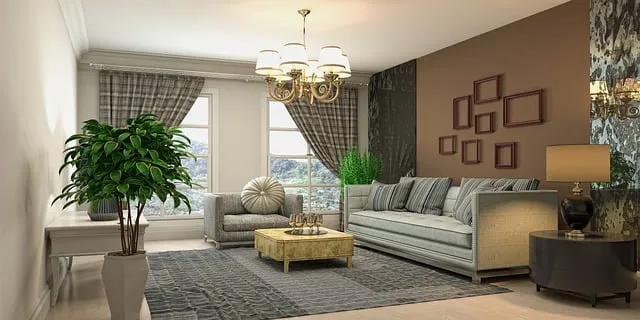 Free Living Room Interior Design illustration and picture