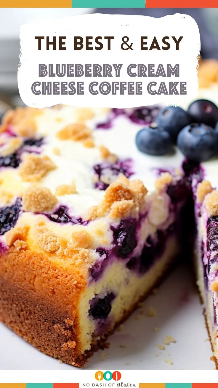 Blueberry Cream Cheese Coffee Cake