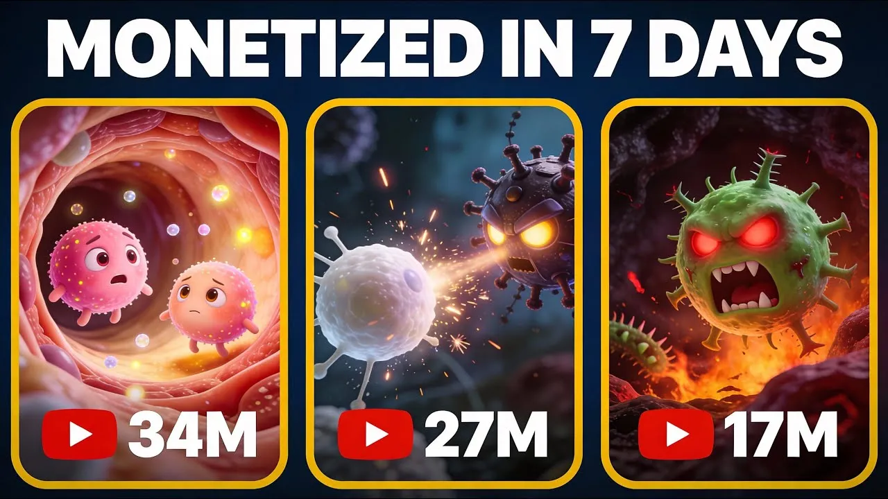 How This New Faceless HEALTH Channel Got 260M Views in 30 Days | Step-By-Step Guide