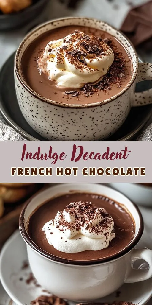 Indulge Decadent French Hot Chocolate New Year – Rich Cocoa Drink