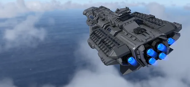 Free Spaceport Fiction illustration and picture