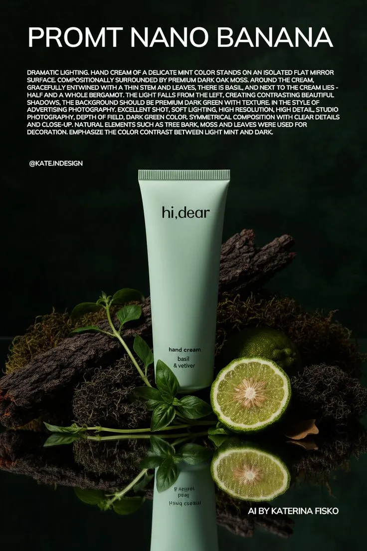 NANO BANANA PROMT | Промт | нейросеть | AI by Kate Fisko