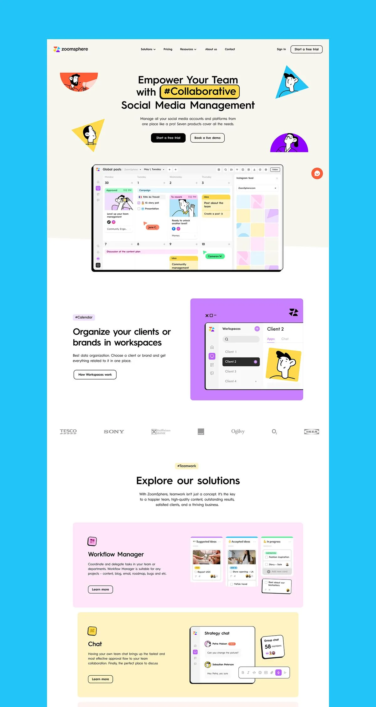 Zoomsphere - Branding & Website - HALO LAB