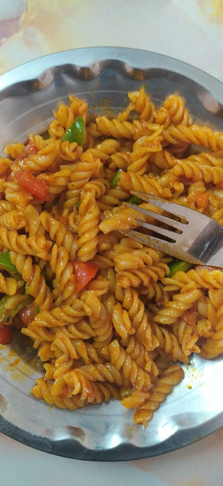 Red sauce pasta