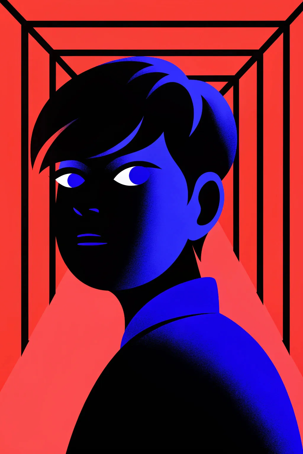 gen z portrait, face