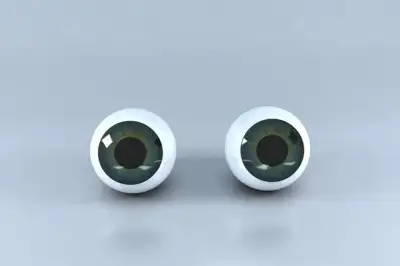 Free 3D Eyes Textured illustration and picture