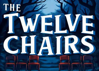 "The Twelve Chairs", a lot of mid-century chairs