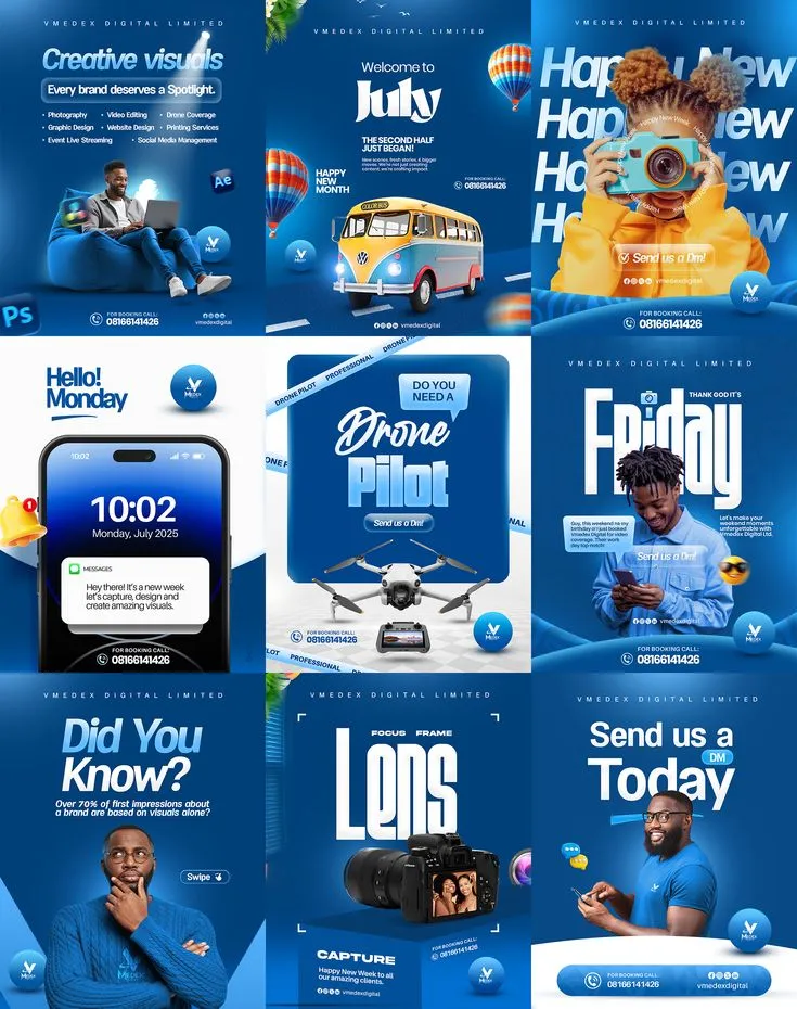 Social Media Management Project in 2025 | Social Media Design & Instagram Post Template