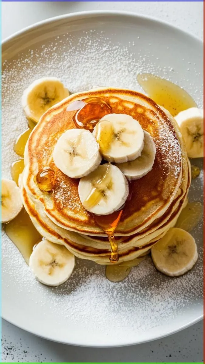 Banana and honey pancake.