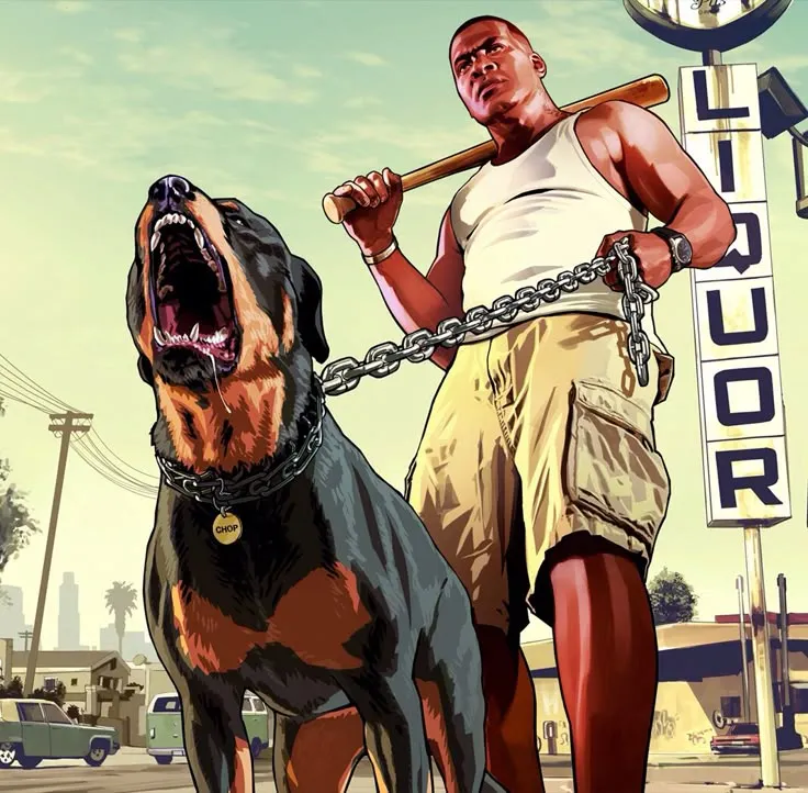 Franklin and Chop • GTA 5