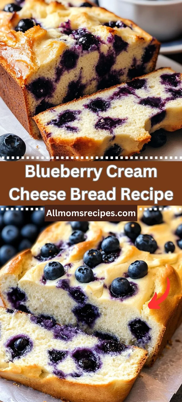 Blueberry Cream Cheese Bread Recipe