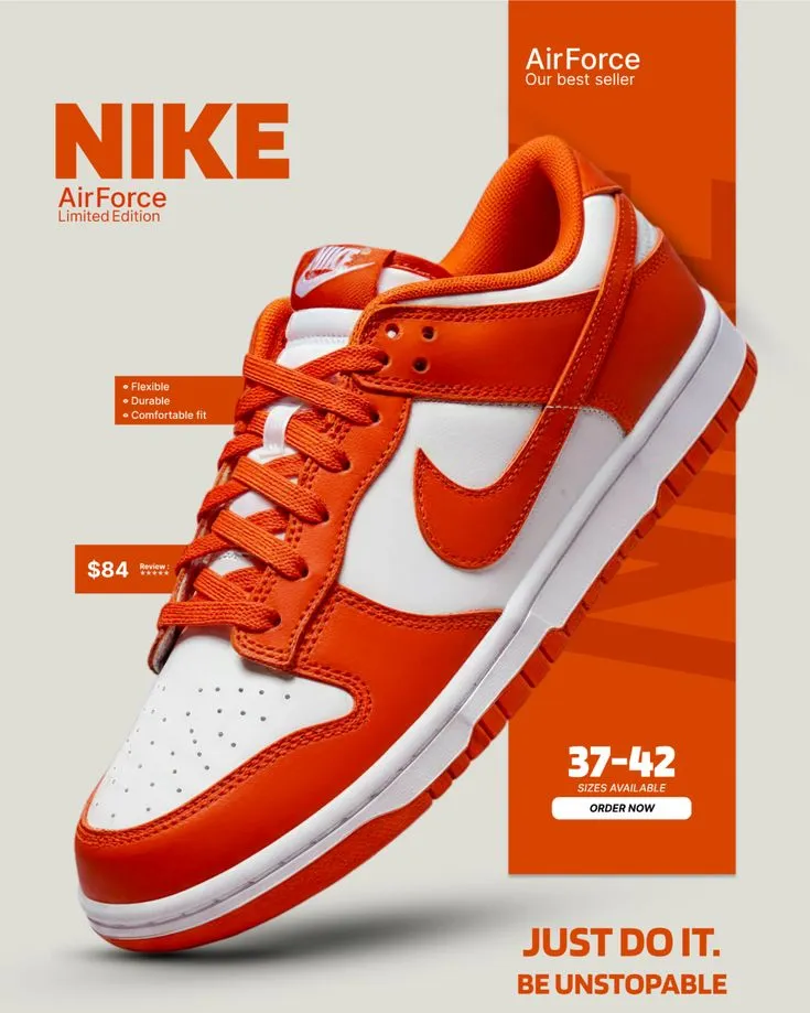 Nike shoe Flyer design