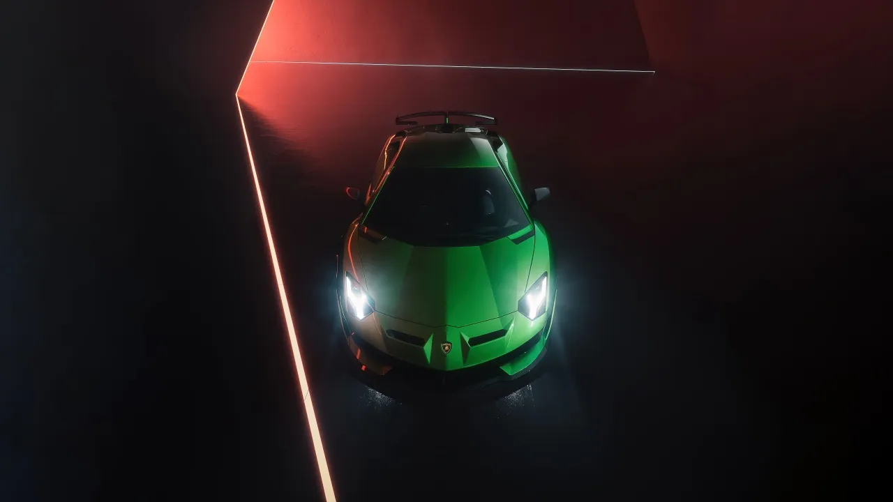 Lamborghini Aventador SVJ, CGI, Supercars, 5K