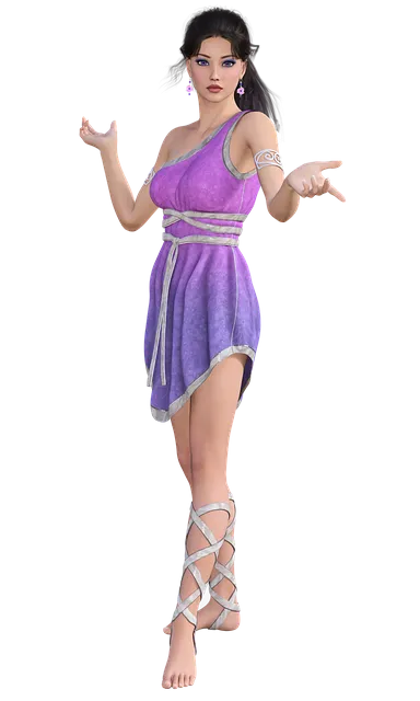 Free Feminine Posing illustration and picture