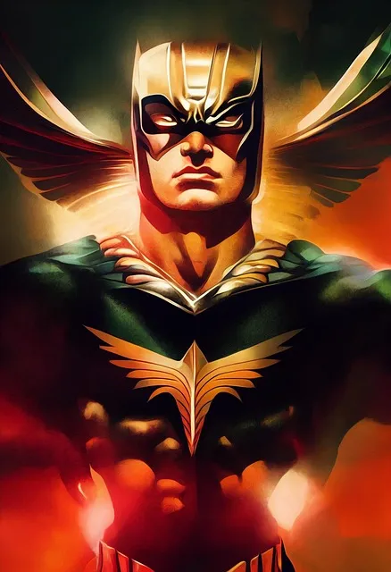 Free Hawkman Super Hero illustration and picture