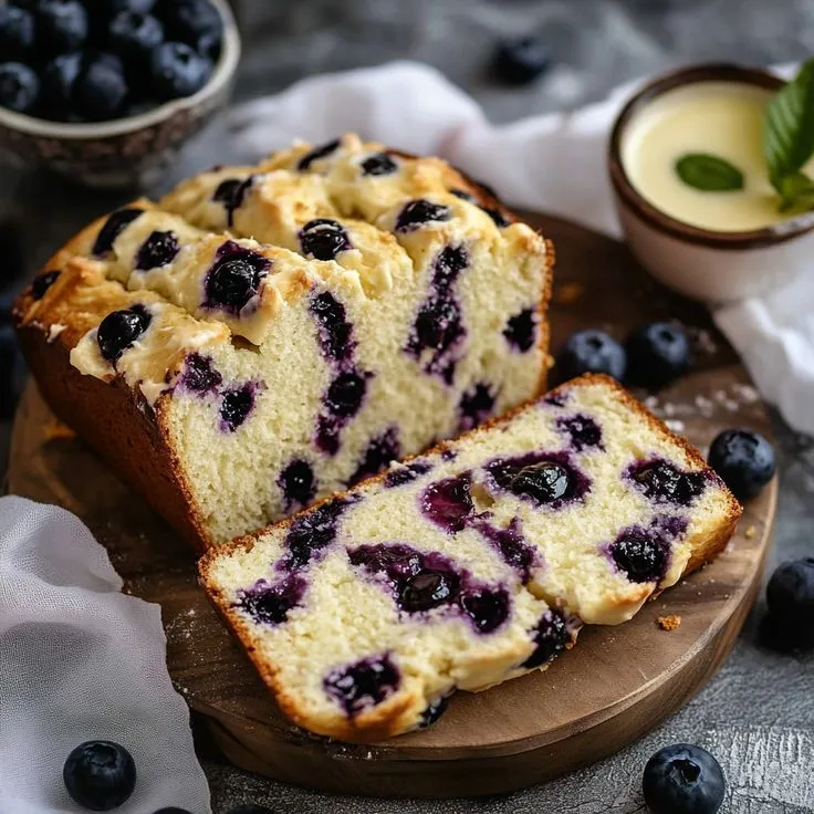 Blueberry Cream Cheese Bread
