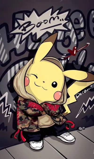 Pikachu. Swag.