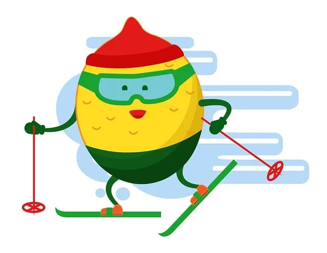 Free Cute Ski illustration and picture